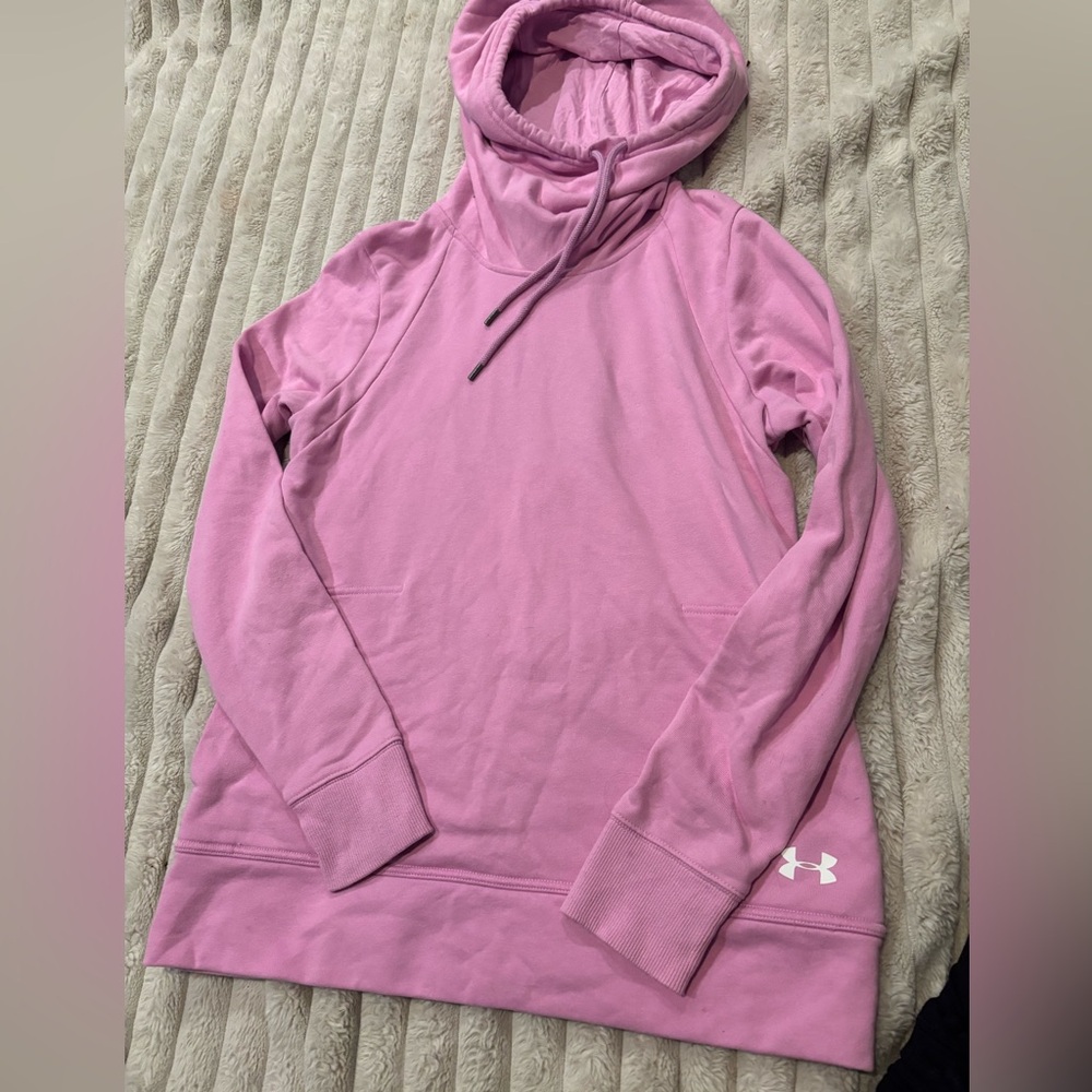 Under Armour Light Pink Hooded Pullover
